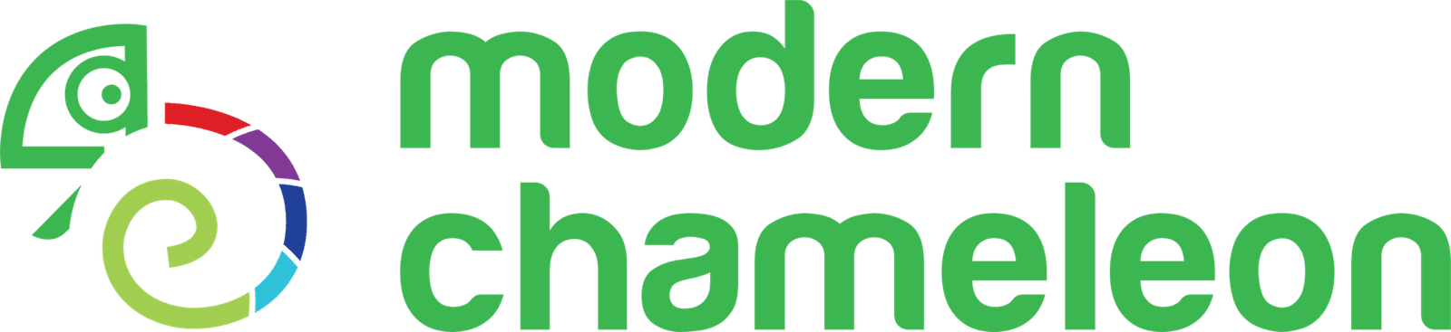 Modern Chameleon Digital Logo
