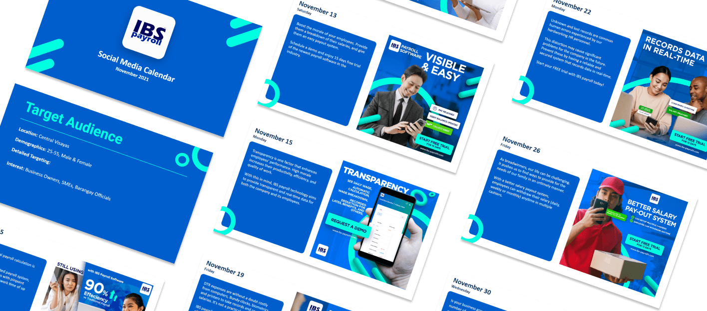 - Digital Marketing Agency in Cebu, Philippines | Modern Chameleon Digital social media poster of IBS Payroll