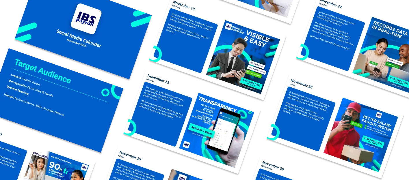- Digital Marketing Agency in Cebu, Philippines | Modern Chameleon Digital social media poster of IBS Payroll