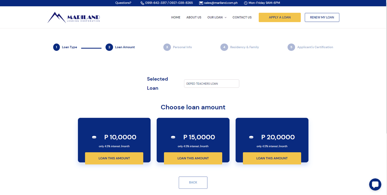 - Digital Marketing Agency in Cebu, Philippines | Modern Chameleon Digital application form for Mariland Lending