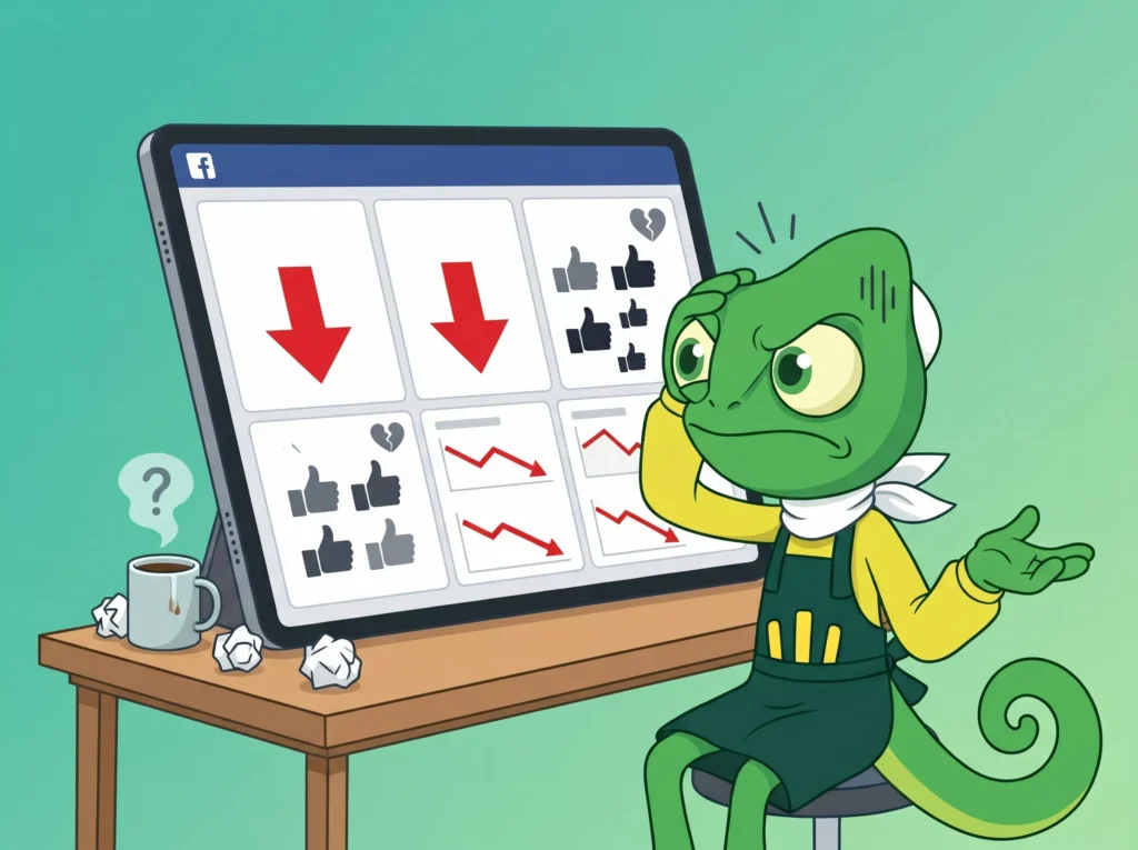 modern chameleon ads failing