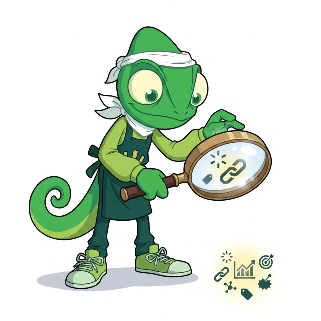 modern chameleon character seo service