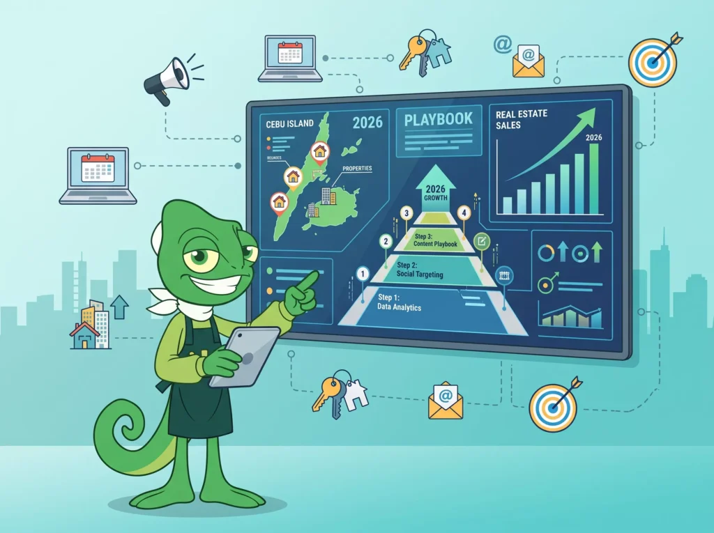 modern chameleon in digital marketing for real estate company cebu philippines